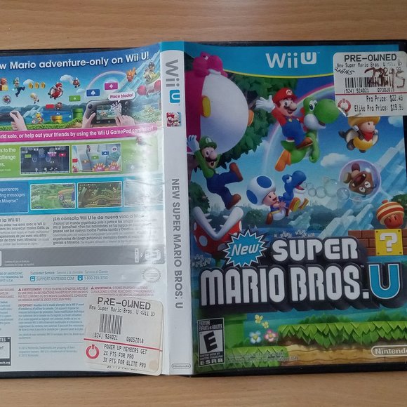 New Super Mario Bros. U Nintendo Wii-U Video Game - Picture 1 of 2